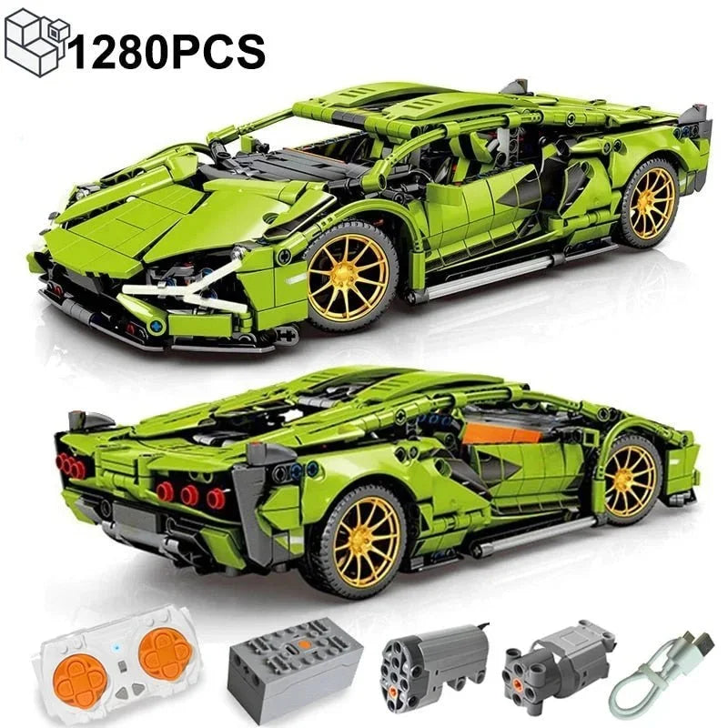 1280PCS Sports Car Building Blocks - 1-Stop Discount Shop