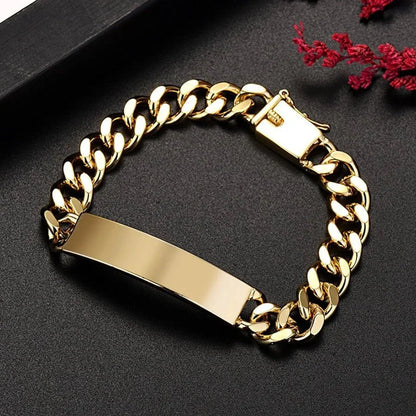 18K Gold Chain Bracelets - 1-Stop Discount Shop