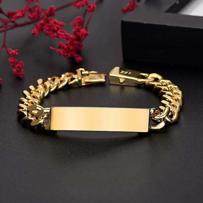 18K Gold Chain Bracelets - 1-Stop Discount Shop