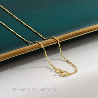 18K Gold Plated Necklaces - 1-Stop Discount Shop