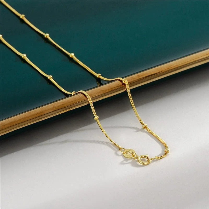 18K Gold Plated Necklaces - 1-Stop Discount Shop