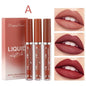 3pc/set Waterproof Matte Velvet Lip Gloss - 1-Stop Discount Shop