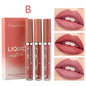 3pc/set Waterproof Matte Velvet Lip Gloss - 1-Stop Discount Shop