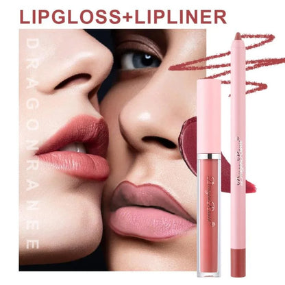 4pcs Lip Gloss Lip Liner Pen Set - 1-Stop Discount Shop