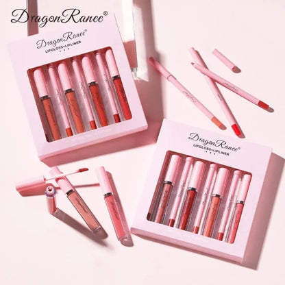 4pcs Lip Gloss Lip Liner Pen Set - 1-Stop Discount Shop