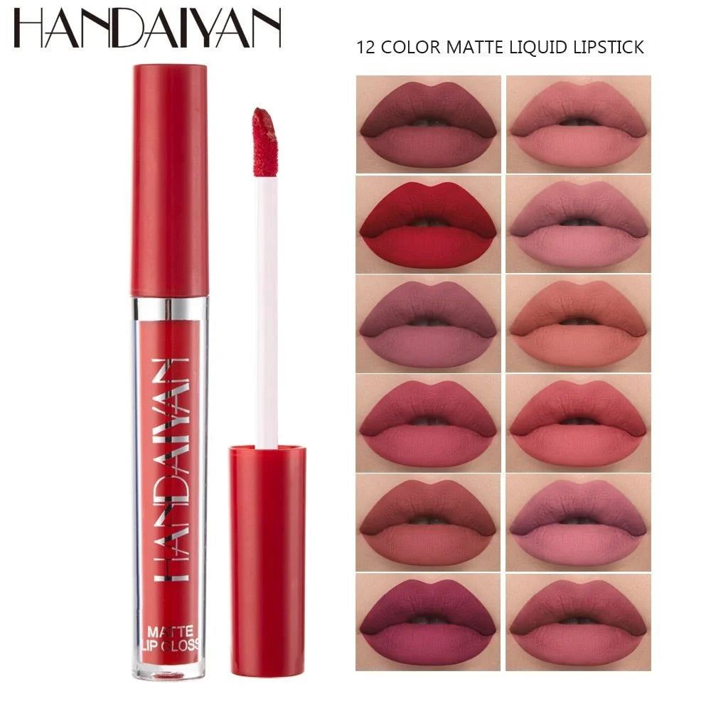 6PC Matte Velvet Lip Gloss Set - 1-Stop Discount Shop