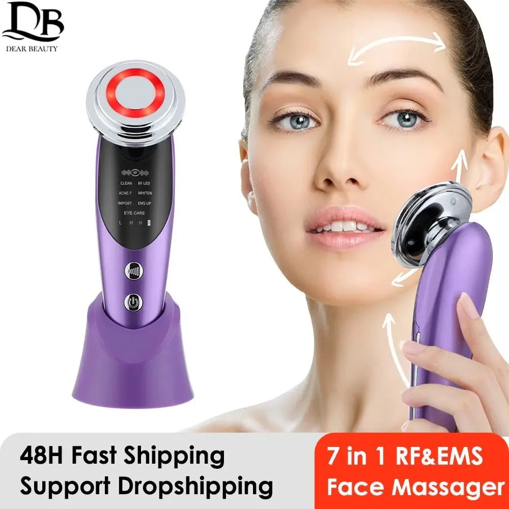 7 in 1 Face Lift Device Facial Massager - 1-Stop Discount Shop