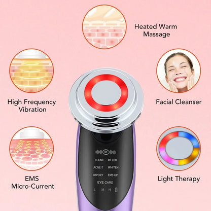 7 in 1 Face Lift Device Facial Massager - 1-Stop Discount Shop