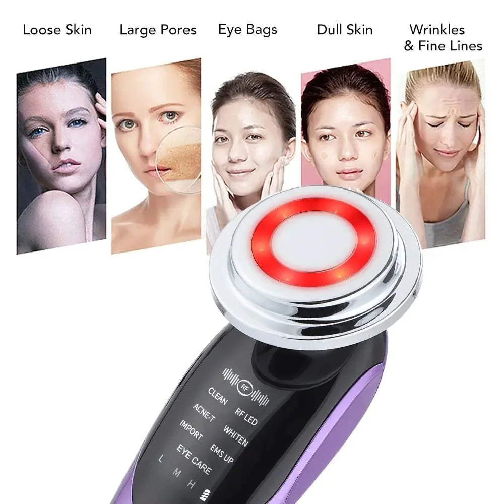 7 in 1 Face Lift Device Facial Massager - 1-Stop Discount Shop