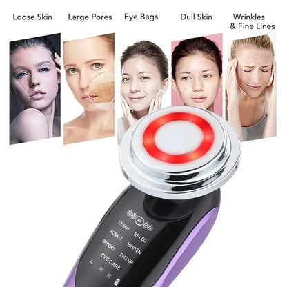 7 in 1 Face Lift Device Facial Massager - 1-Stop Discount Shop