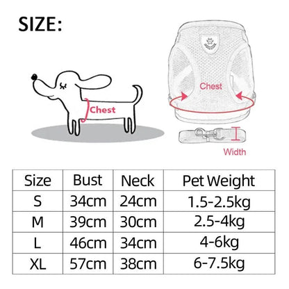 Adjustable Vest Pet Harness - 1-Stop Discount Shop