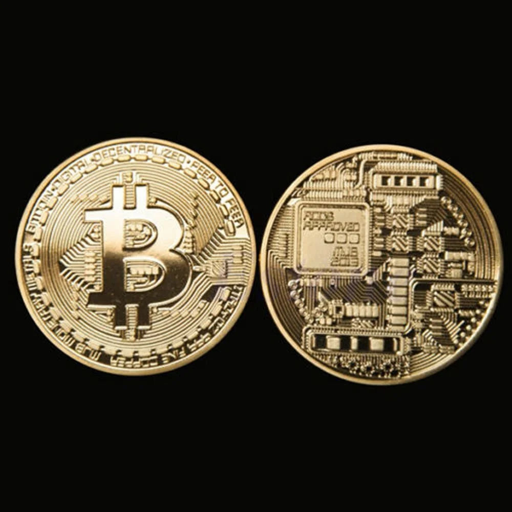 Bitcoin 24k Gold Plated Token - 1-Stop Discount Shop