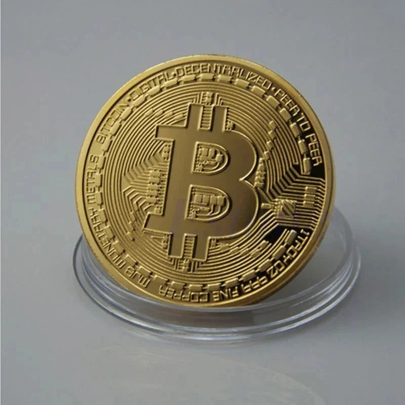 Bitcoin 24k Gold Plated Token - 1-Stop Discount Shop