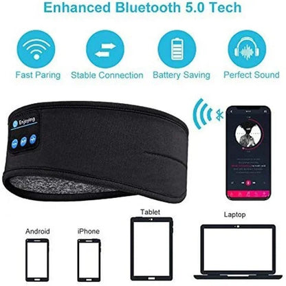 Bluetooth Elastic Wireless Headband - 1-Stop Discount Shop