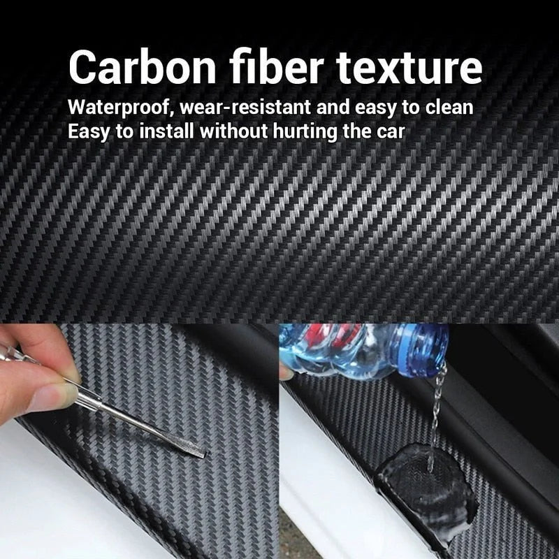 Carbon Fiber Car Sticker Protector - 1-Stop Discount Shop