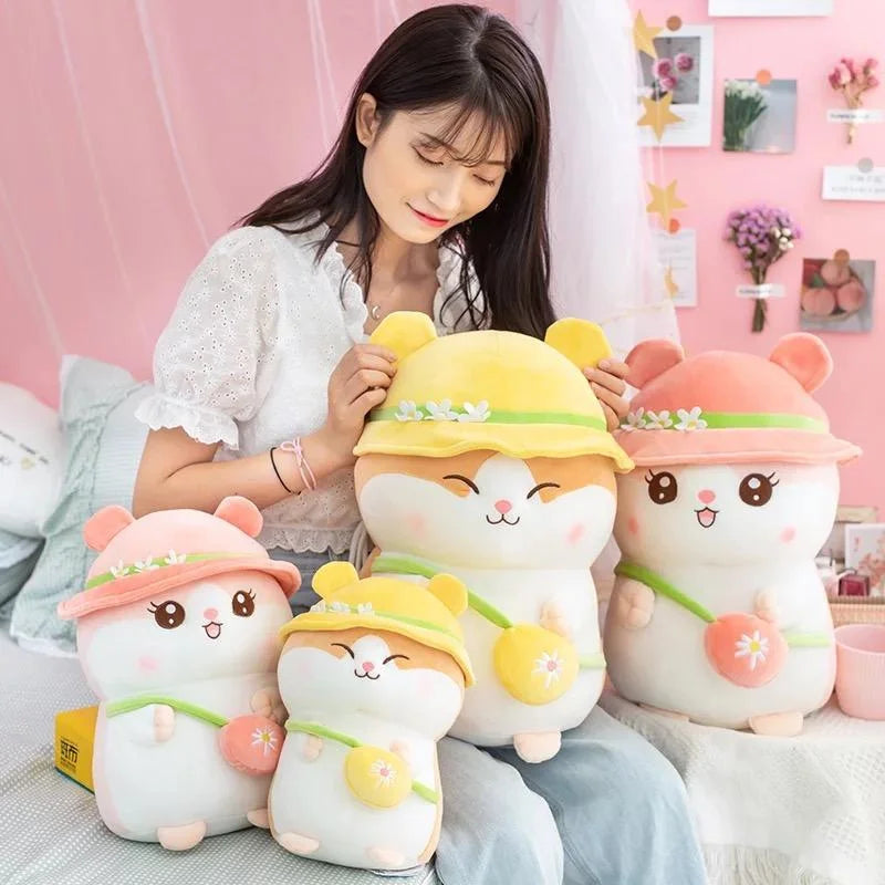 Giant Kawaii Hamster Plush Toy - 1-Stop Discount Shop