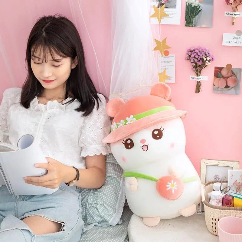 Giant Kawaii Hamster Plush Toy - 1-Stop Discount Shop