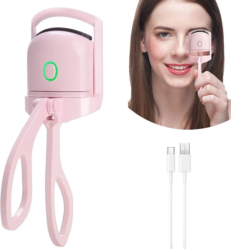 Heated Eyelash Curler Rechargeable - 1-Stop Discount Shop