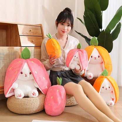 Kawaii Fruit Bunny Plush Doll - 1-Stop Discount Shop