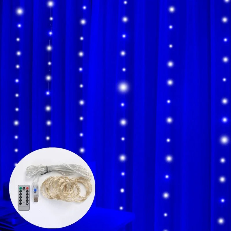 LED Curtain Garland Lights - 1-Stop Discount Shop