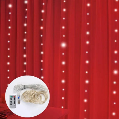 LED Curtain Garland Lights - 1-Stop Discount Shop