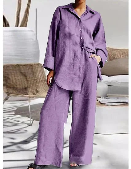 Loose Fit Pajama Set - 1-Stop Discount Shop