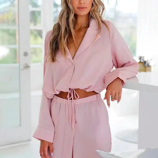 Loose Fit Pajama Set - 1-Stop Discount Shop