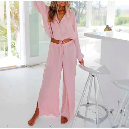 Loose Fit Pajama Set - 1-Stop Discount Shop