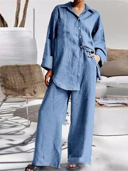 Loose Fit Pajama Set - 1-Stop Discount Shop