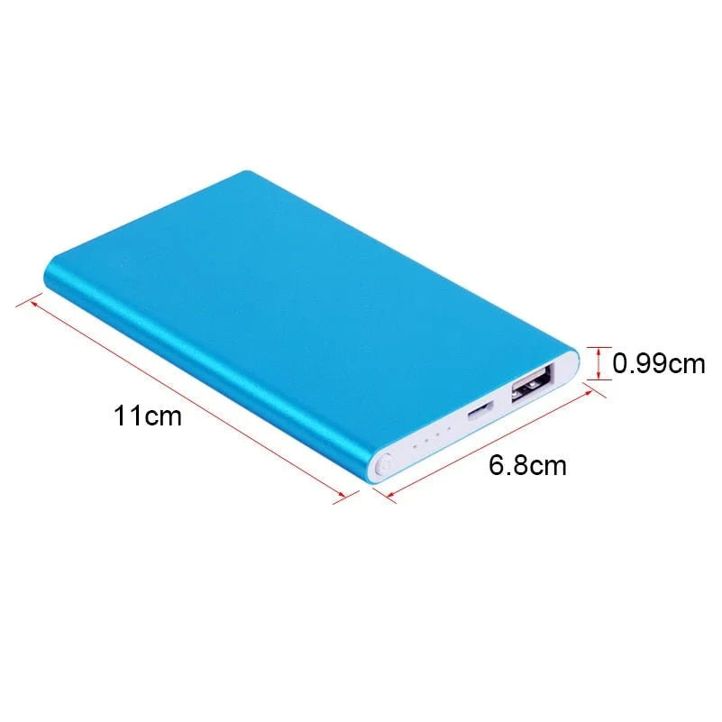 Mini Ultra-thin 10000mah Power Bank - 1-Stop Discount Shop