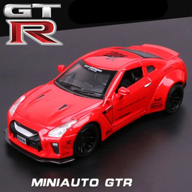 NISSAN GTR Car Metal Toy - 1-Stop Discount Shop