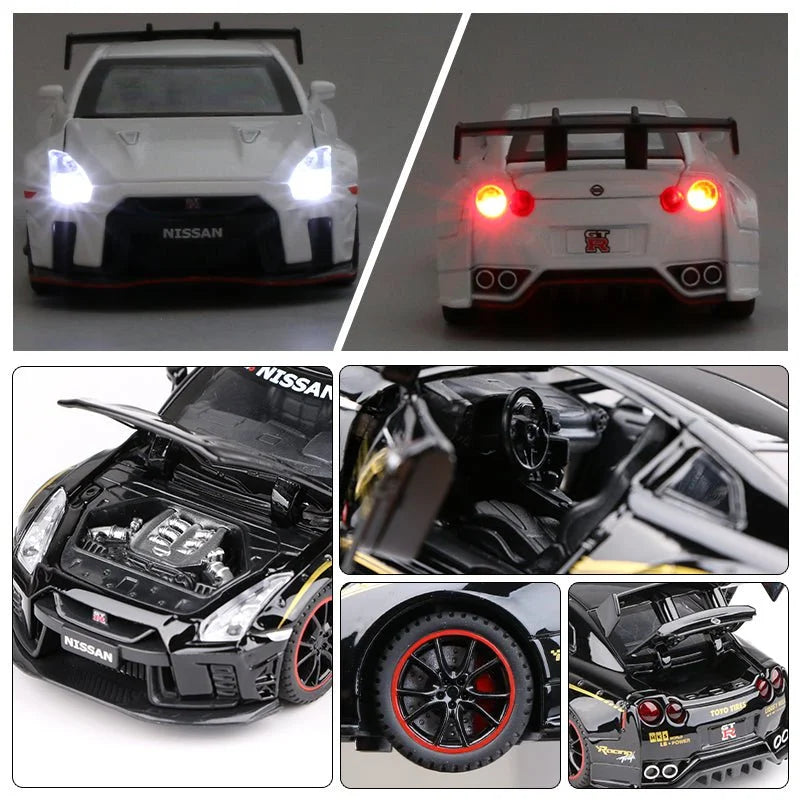 NISSAN GTR Car Metal Toy - 1-Stop Discount Shop