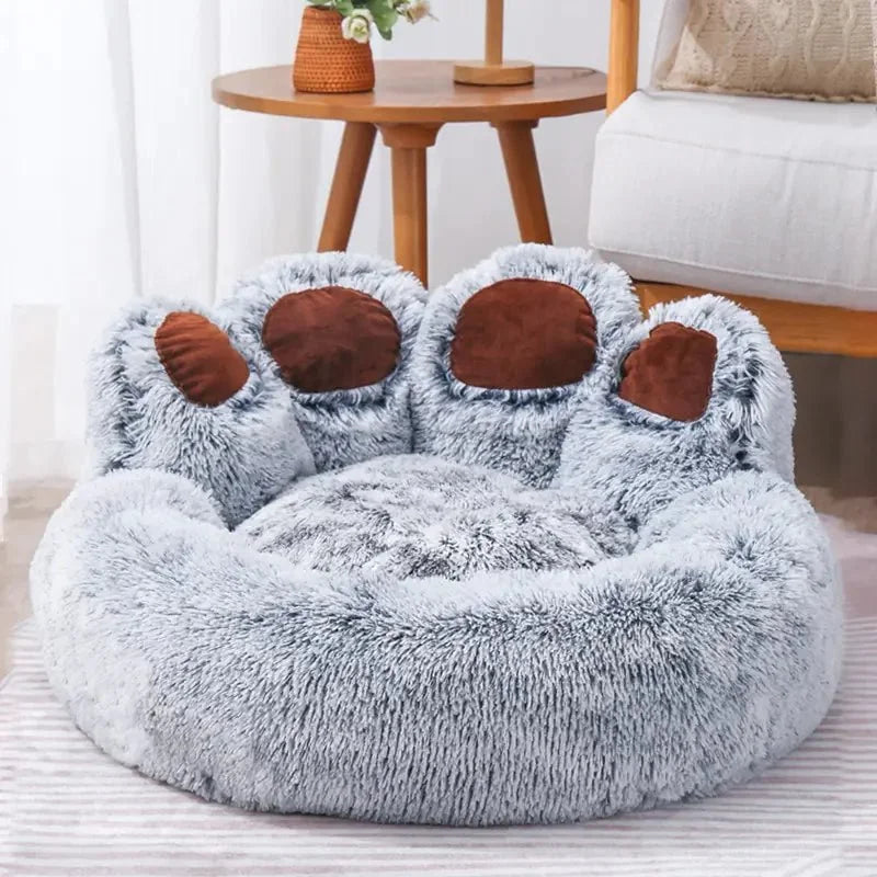 Pet Bear Paw Shape House Bed - 1-Stop Discount Shop