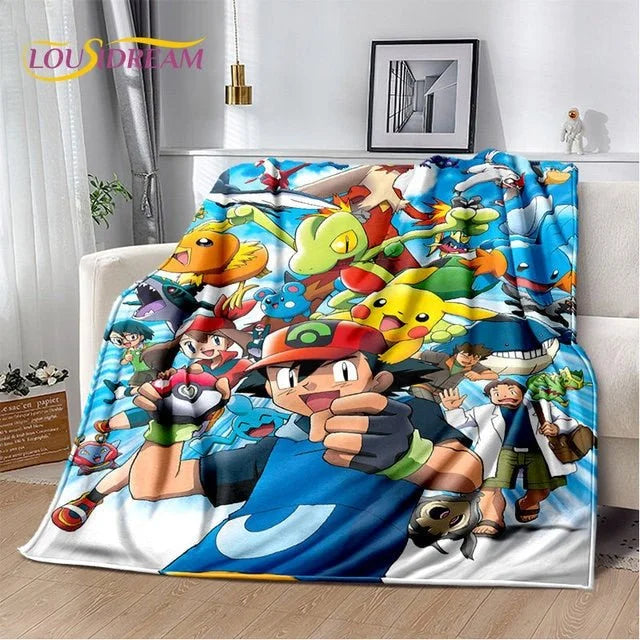 Pokemon Soft Plush Blanket - 1-Stop Discount Shop