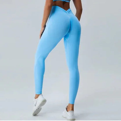 Sexy V Butt Push Up Fitness High Waist Pants - 1-Stop Discount Shop