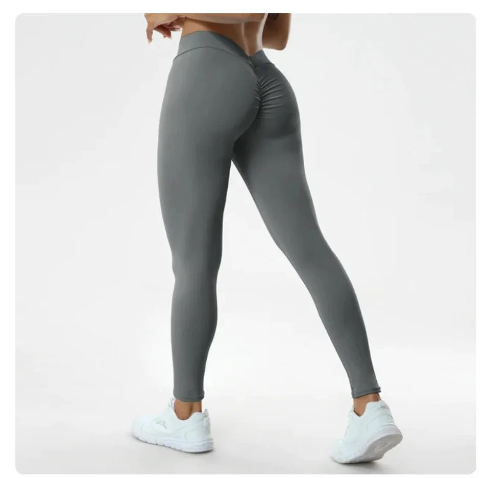 Sexy V Butt Push Up Fitness High Waist Pants - 1-Stop Discount Shop