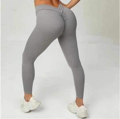 Sexy V Butt Push Up Fitness High Waist Pants - 1-Stop Discount Shop