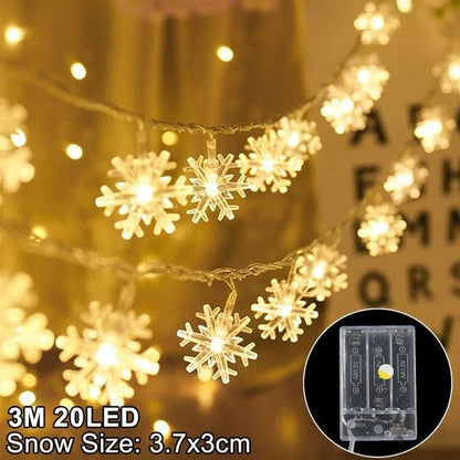 Snowflakes LED Christmas Lights - 1-Stop Discount Shop