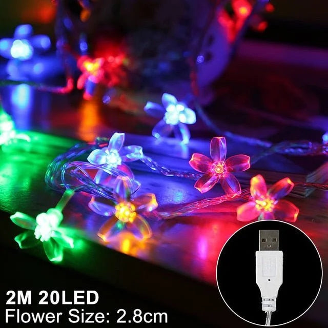 Snowflakes LED Christmas Lights - 1-Stop Discount Shop