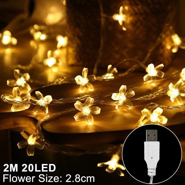 Snowflakes LED Christmas Lights - 1-Stop Discount Shop