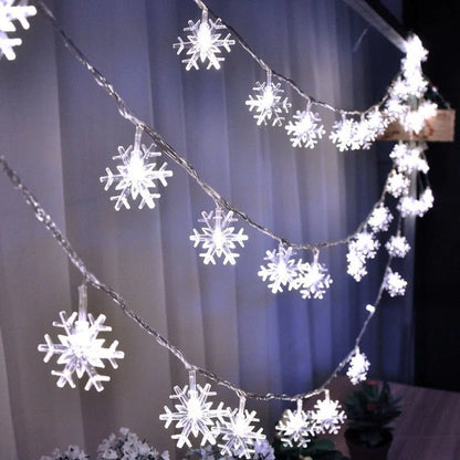 Snowflakes LED Christmas Lights - 1-Stop Discount Shop