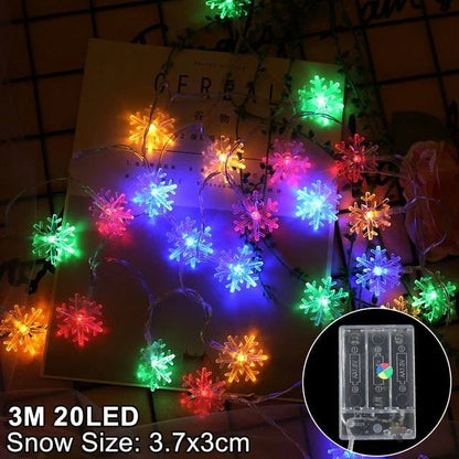 Snowflakes LED Christmas Lights - 1-Stop Discount Shop