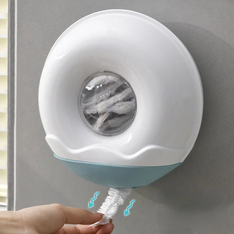 Wall Mounted Plastic Wrap Bag Holder - 1-Stop Discount Shop