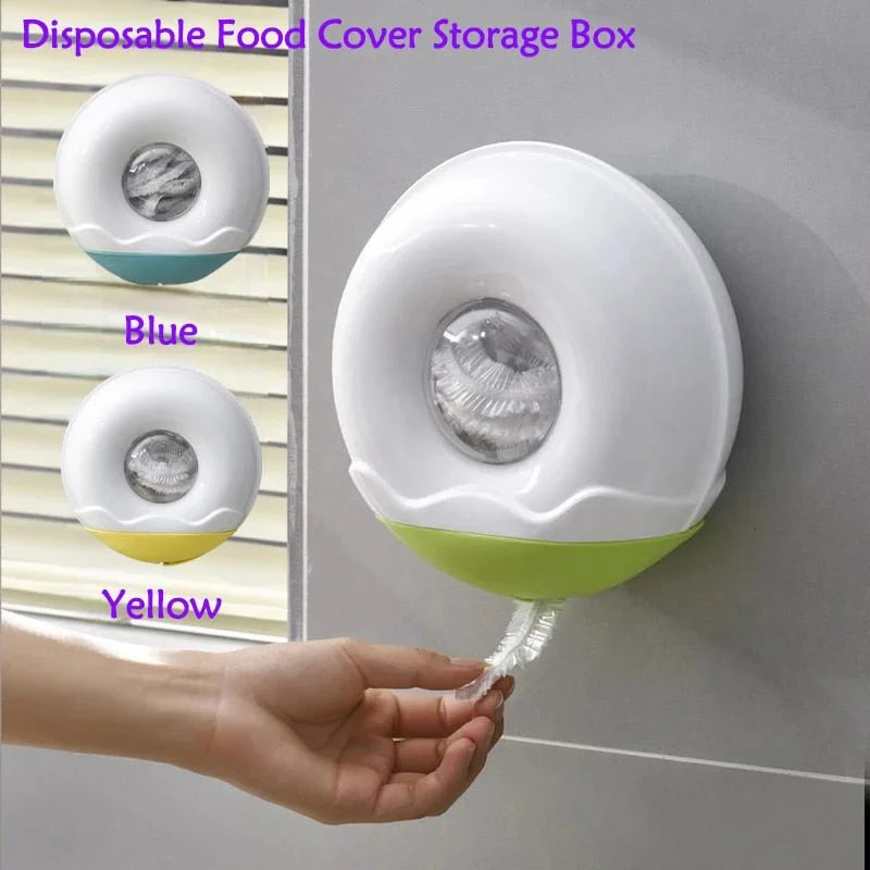 Wall Mounted Plastic Wrap Bag Holder - 1-Stop Discount Shop