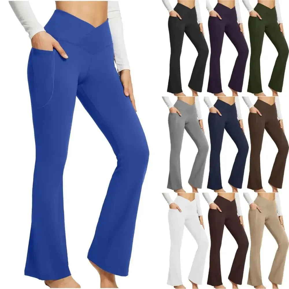 Yoga Flare Leggings - 1-Stop Discount Shop